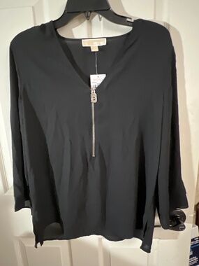 Michael Kors zip blouse - NWT medium
